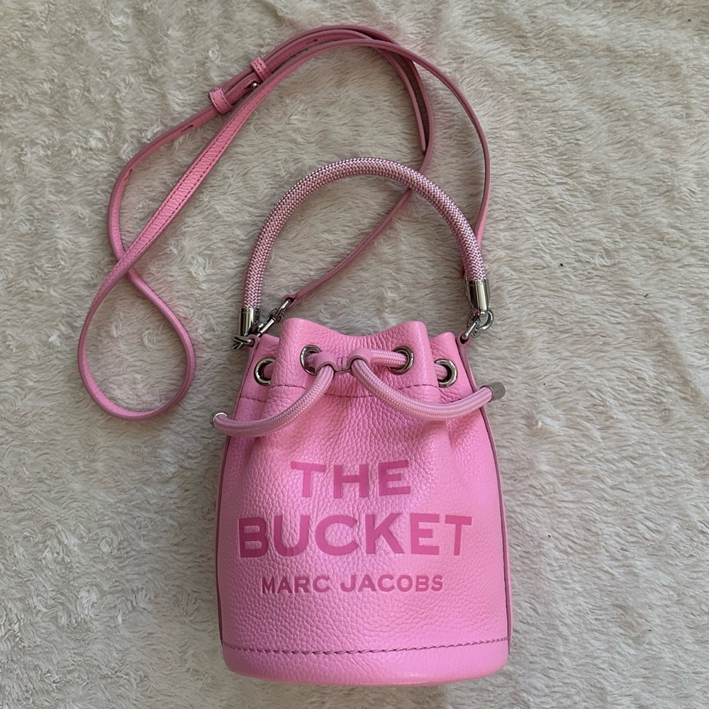 Marc Jacobs micro bucket bag in candy pink NWOT